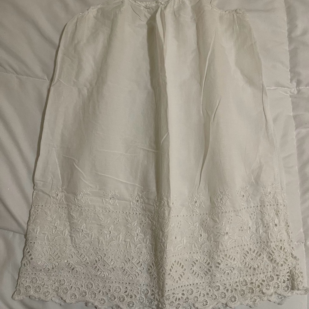 GAP Cream Lace Midi Skirt